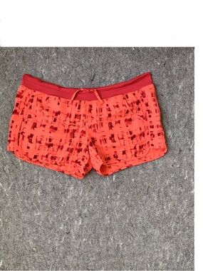 Columbia bright red orange pink coral Mix Mover Shorts